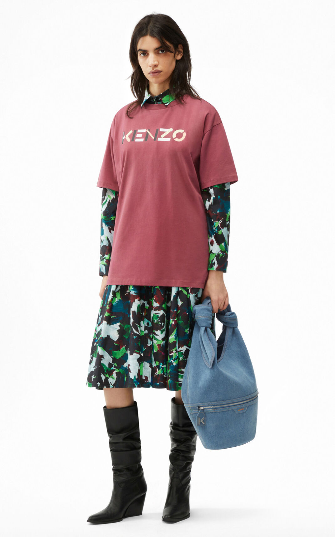 Kenzo Logo oversized Póló Női Fekete | ID.356172